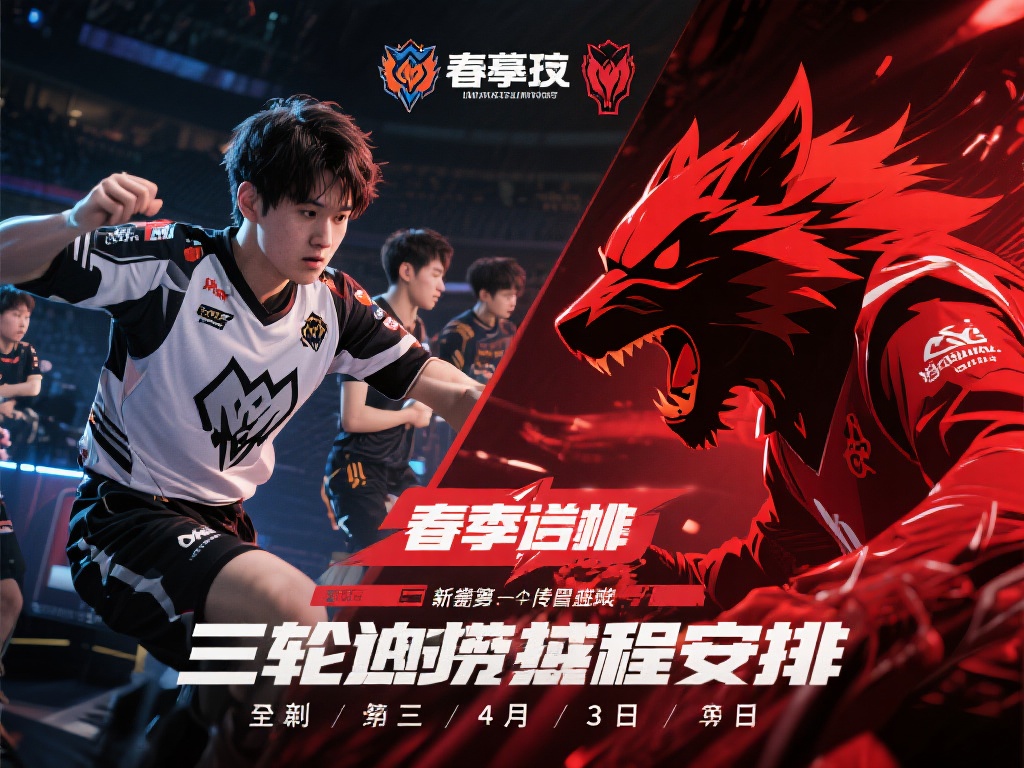 春季赛第三轮赛程公布:Hero揭幕战迎战滔搏,4月13日红狼激烈对决 春季赛的三轮赛程安排得异常紧凑,每一轮都