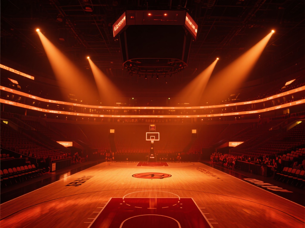 此外，场馆内的灯光设计也颇具巧思，采用了